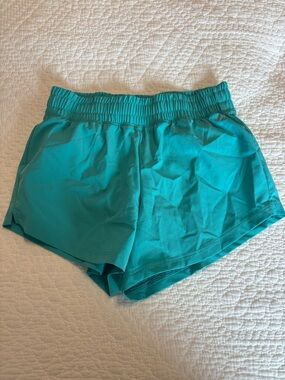 DSG Kids Girls Athletic Pull-On Shorts in Teal Size S